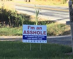 Saw this yard sign today in PA. I need one! in 2020 | Yard signs, Some fun,  Graphic image