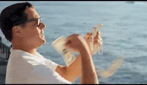 throwingmoneyawaywolfofwallstreet.gif